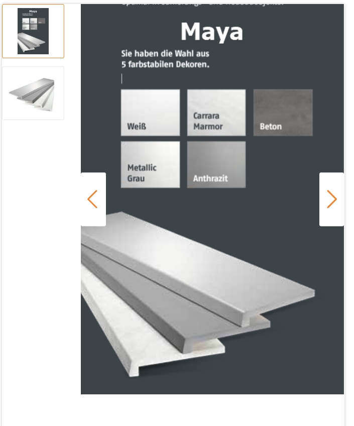 Maya Innenfensterbank konfigurieren